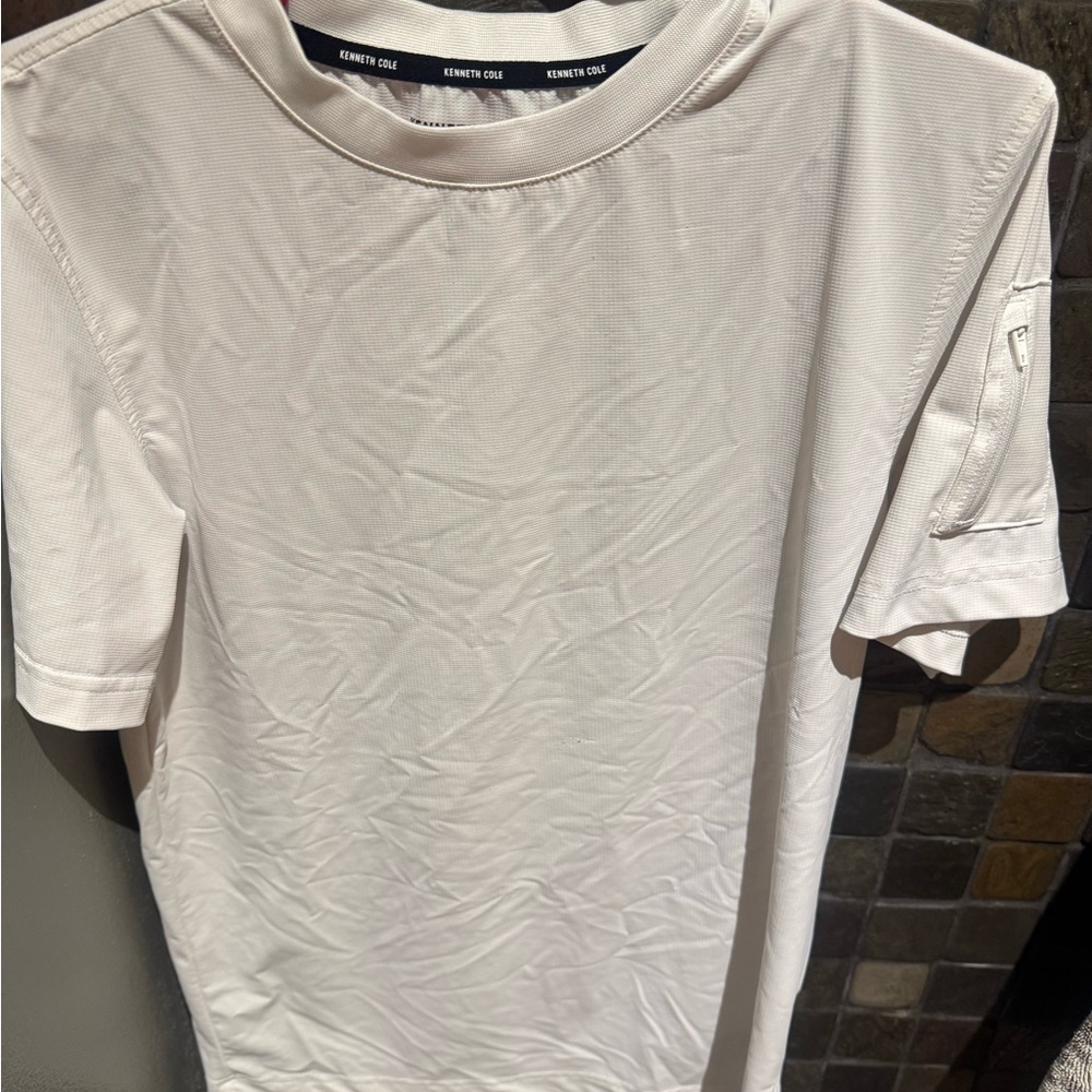 Kenneth Cole performance light gray Tee